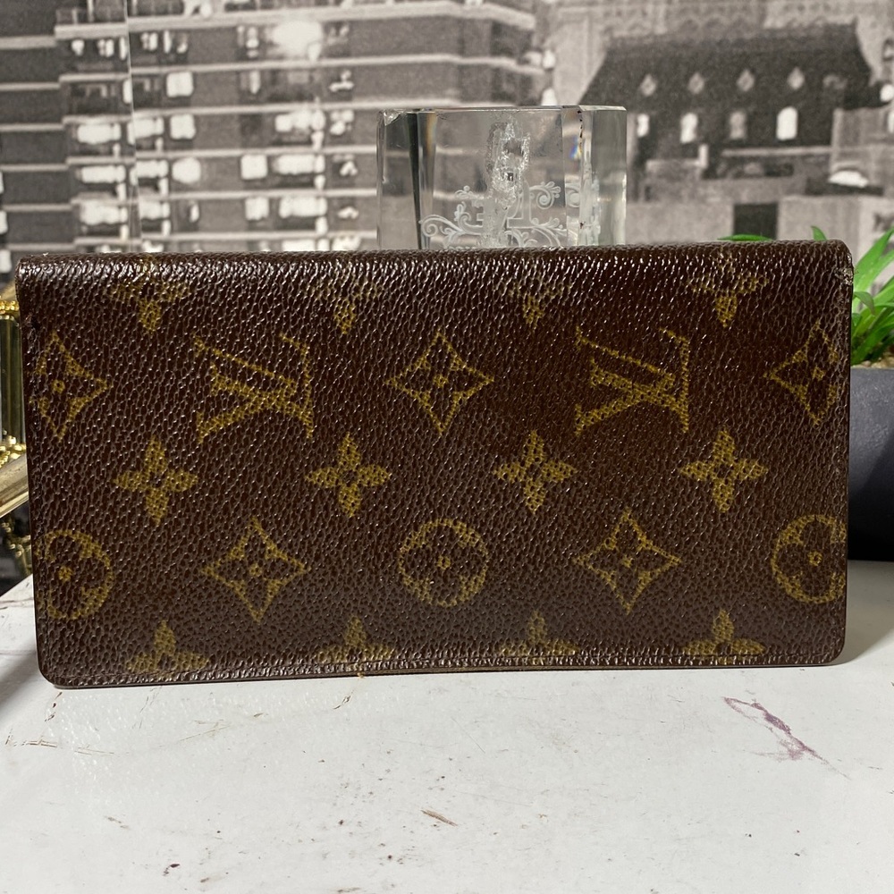 Authentic Louis Vuitton Monogram checkbook Long Wallet - Picture 11 of 14